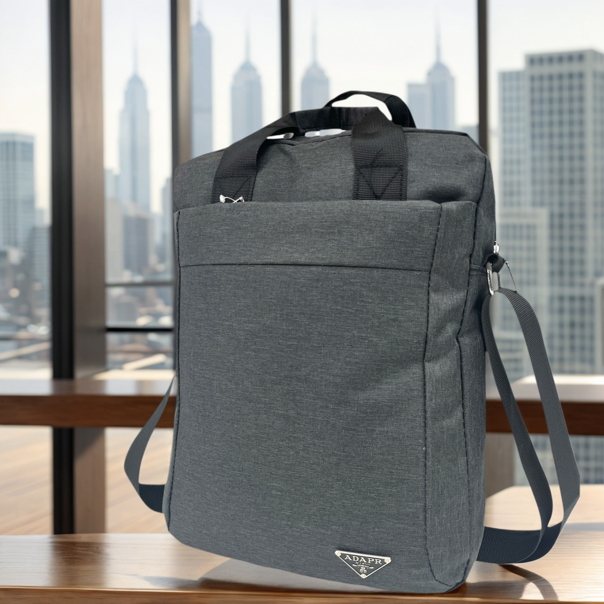 TEMU Bolso bandolera para hombre 36x27x7 cm – Maletín con compartimento interior para tablet – disponibles