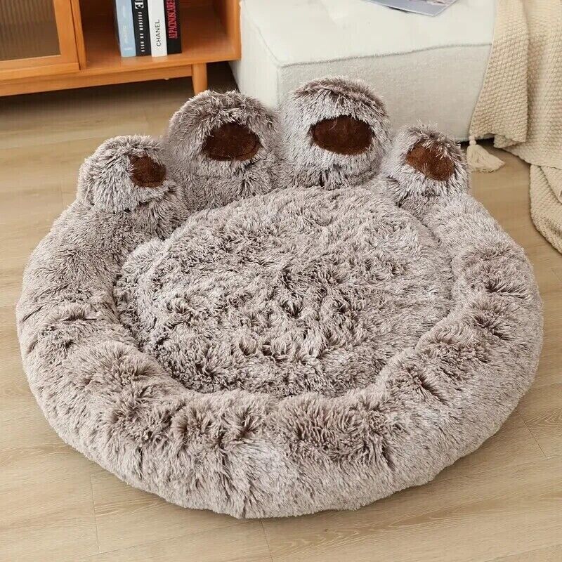 TEMU Large Dog Bed Cat Beds Soft Fleece Puppy Cushion Warm Dog