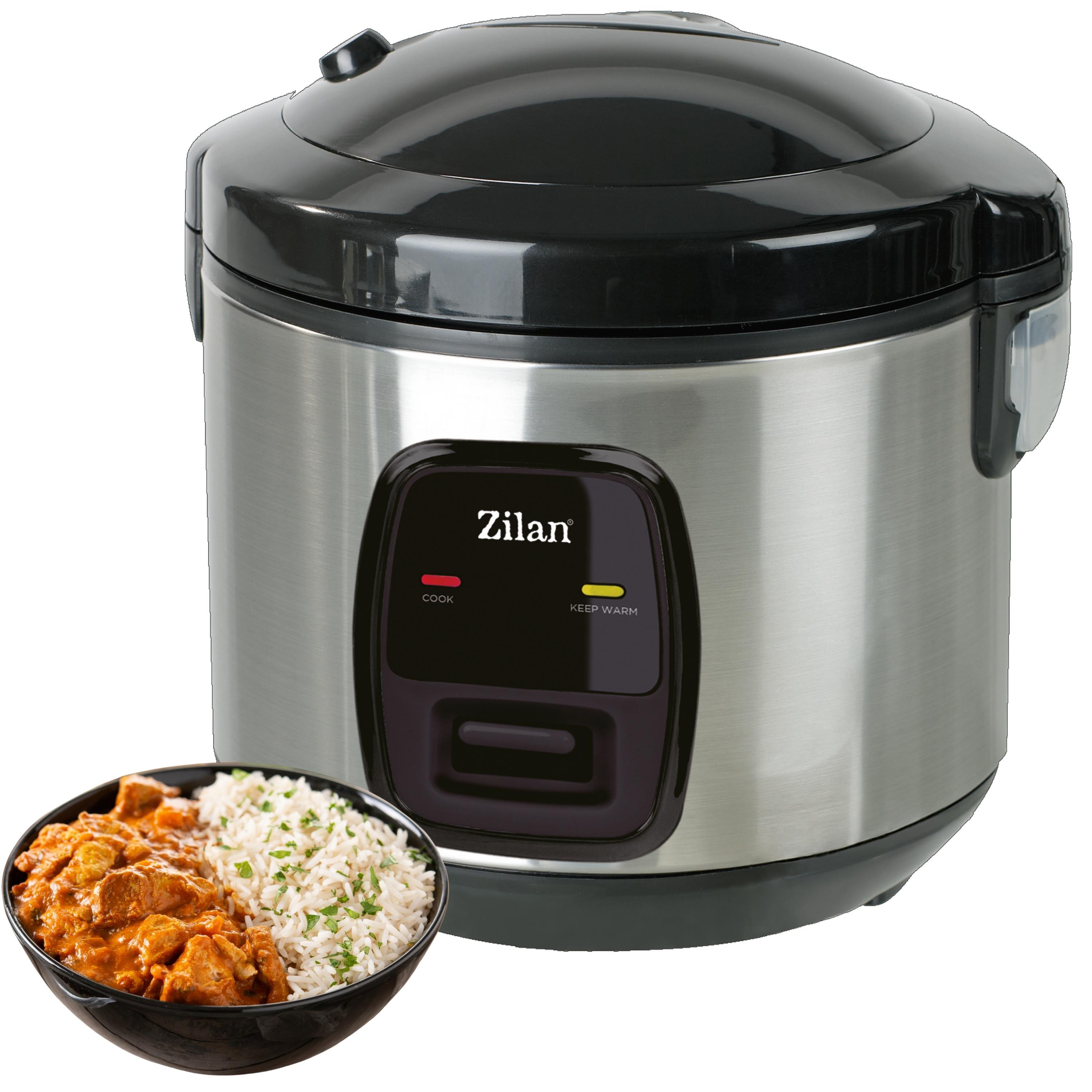 Image of Zilan Rice Cooker 1.5 Liter | 500 Watt | Function | Automatic Shut-off Function | Stainless Steel Housing | Protection | Dry Cooking Protection