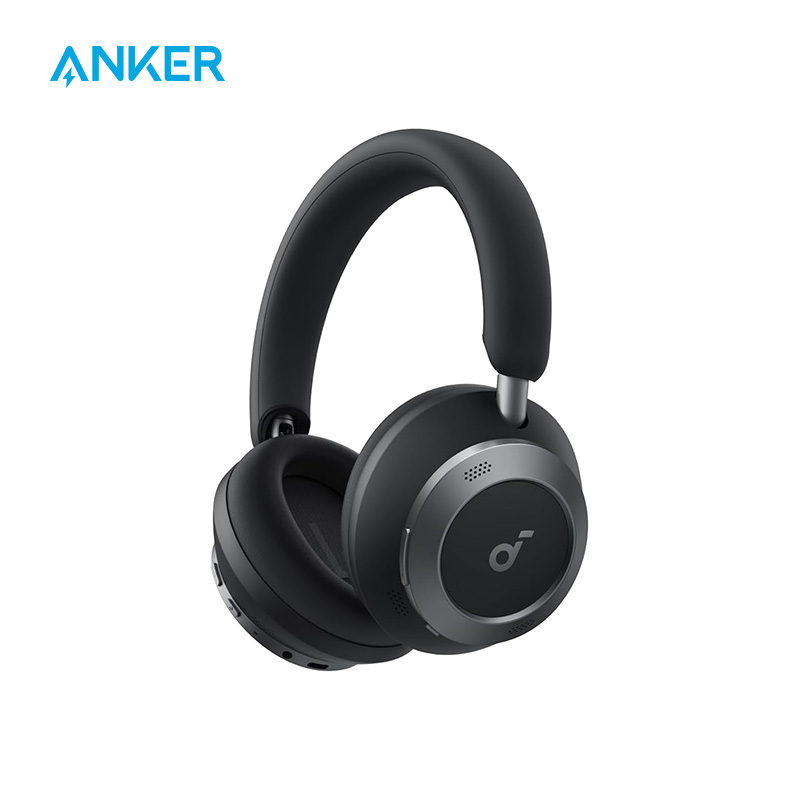 Soundcore By Anker Headphones, Adaptive Active Noise Cancellation, 6 Microphones, Foldable , 60h Battery, , , Wireless Audio (certified Refurbished)