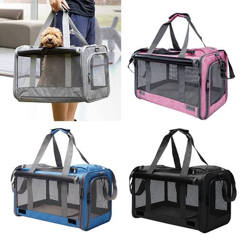large bag portable soft fabric fold puppy travel bag in uk