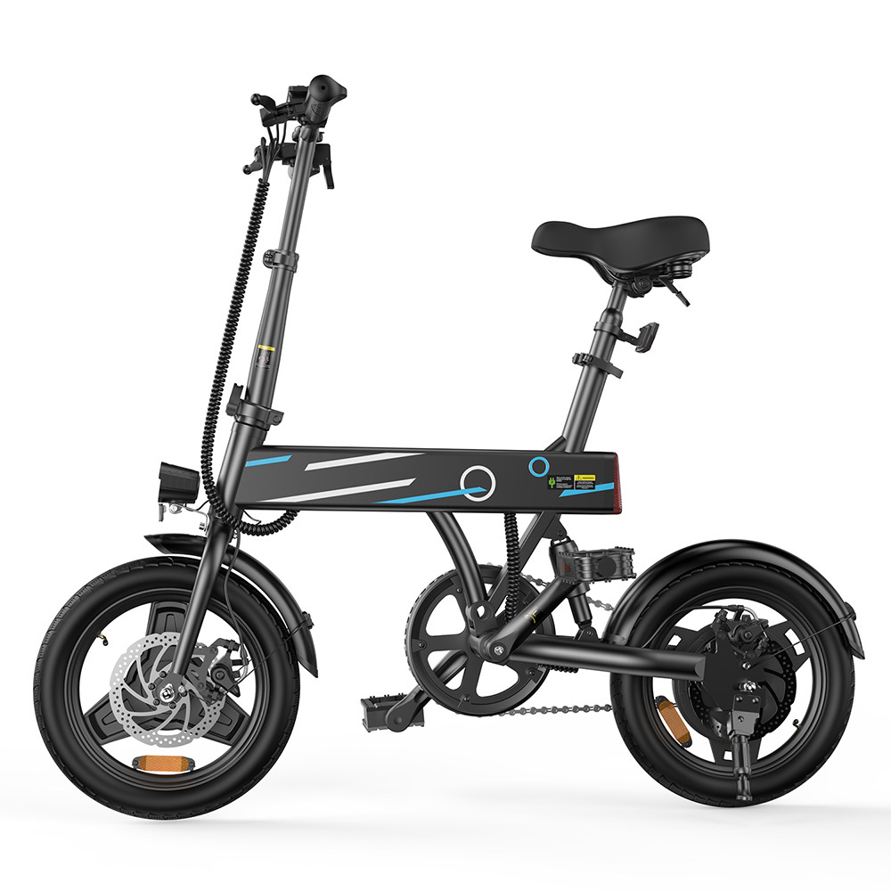 iScooter EB1 elektrische fiets 250W 7.8Ah elektrische fiets 40km max bereik 25km/u snelheid 14 inch opvouwbare elektrische fiets