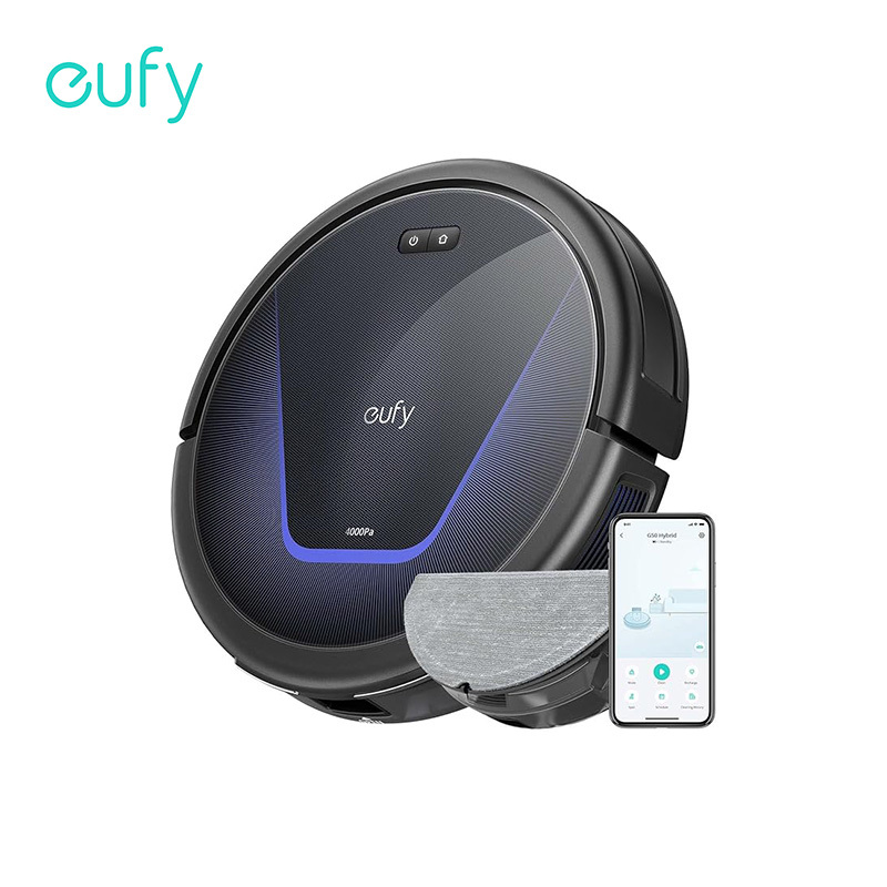 TEMU G50 Hybrid Robot Vacuum With Mopping Function, 4,000pa Strong Suction, Dynamic Navigation, Pro Detangling Comb, Mopping Pad For Easy Surface