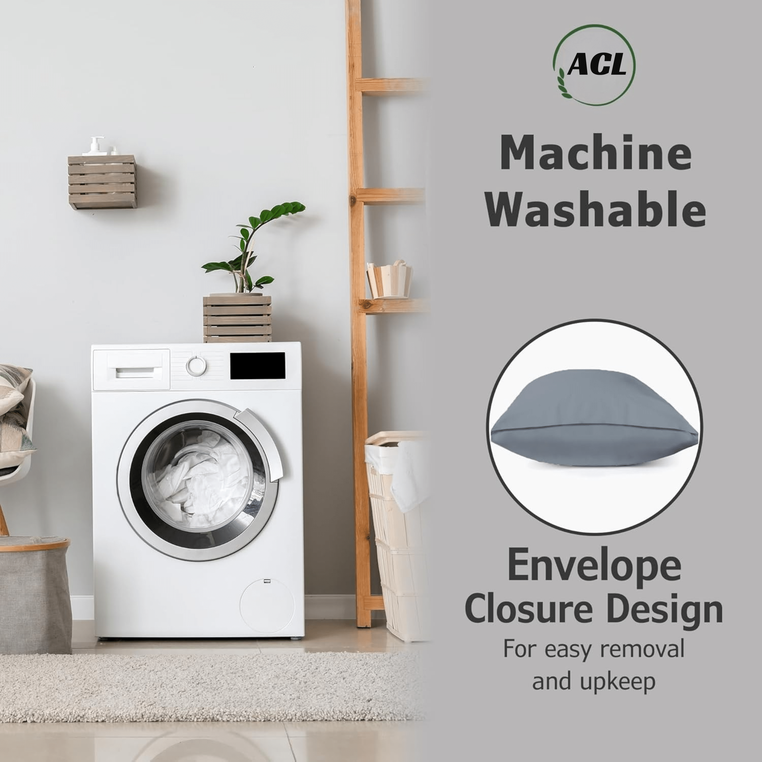 Bolster Pillow Full Body Pillow Pillow Insert Side Sleeper Pillow Long Pregnancy Pillow for Maternity Support Premium Quality Ultra Soft Pack of 1 Hollow Fiber Filled