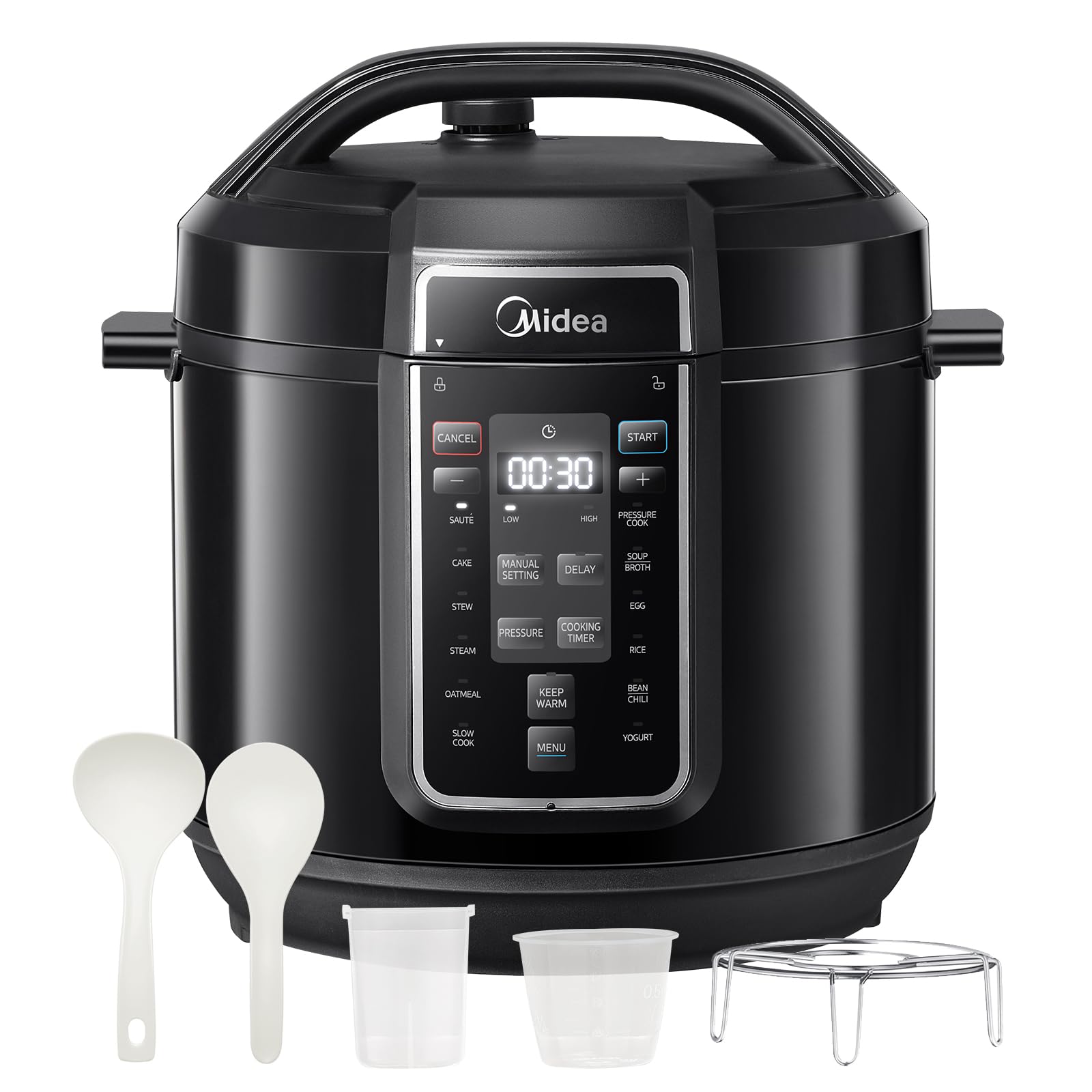 TEMU Midea 7.6l Pressure Cooker: A Versatile Multi - Cooker Ideal For Family Gatherings And Busy Weeknights. Features 12 , Functions As A Yogurt