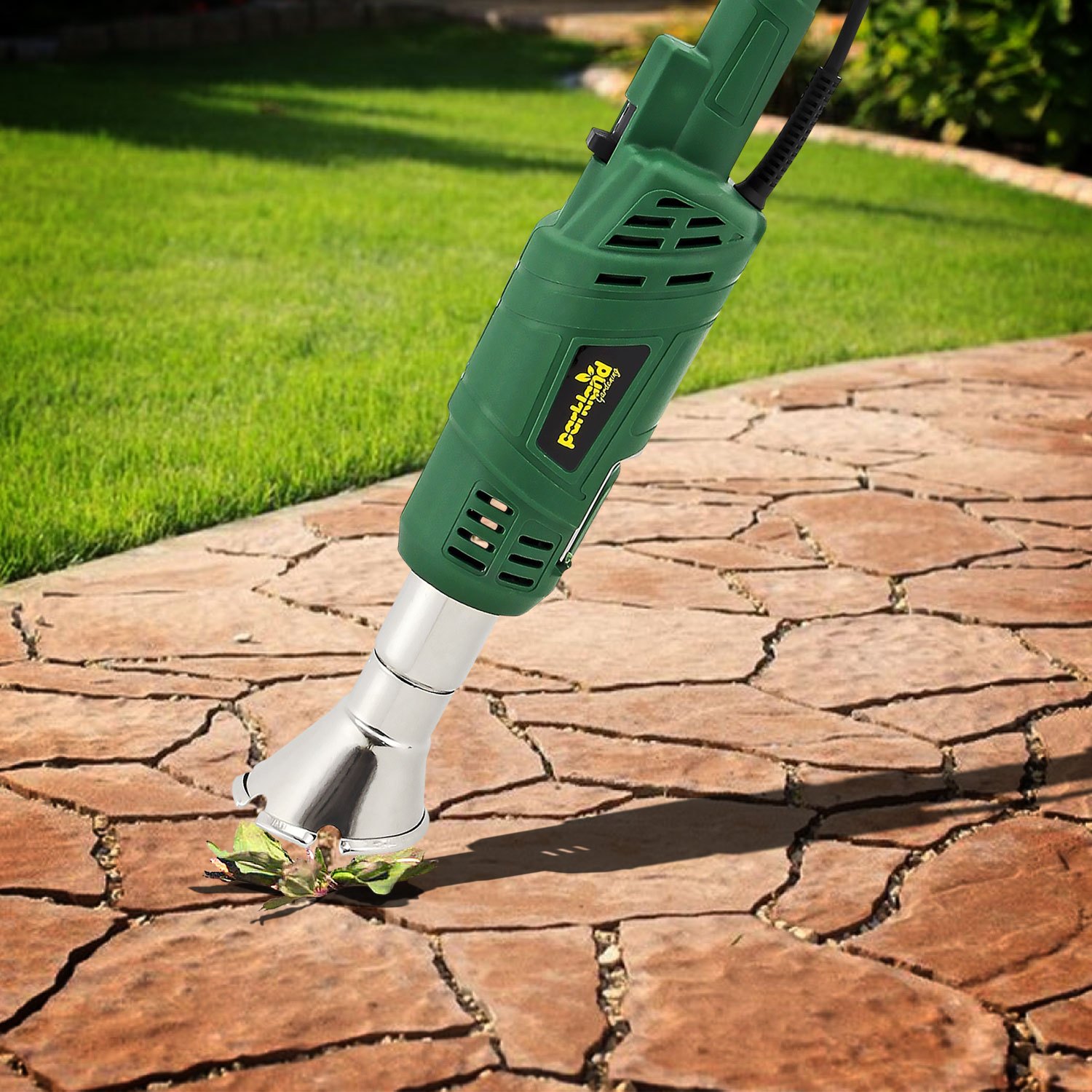 taylor brown 2000w electric   killer burner wand high temperature thermal weeding stick for garden patio driveway