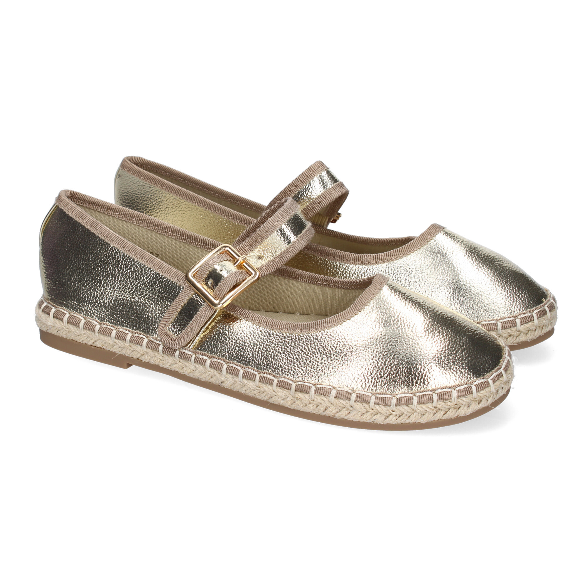 Women's Espadrille Ballet Flats With Jute, Comfortable, , And Closure For A , Ideal For Spring-summer
