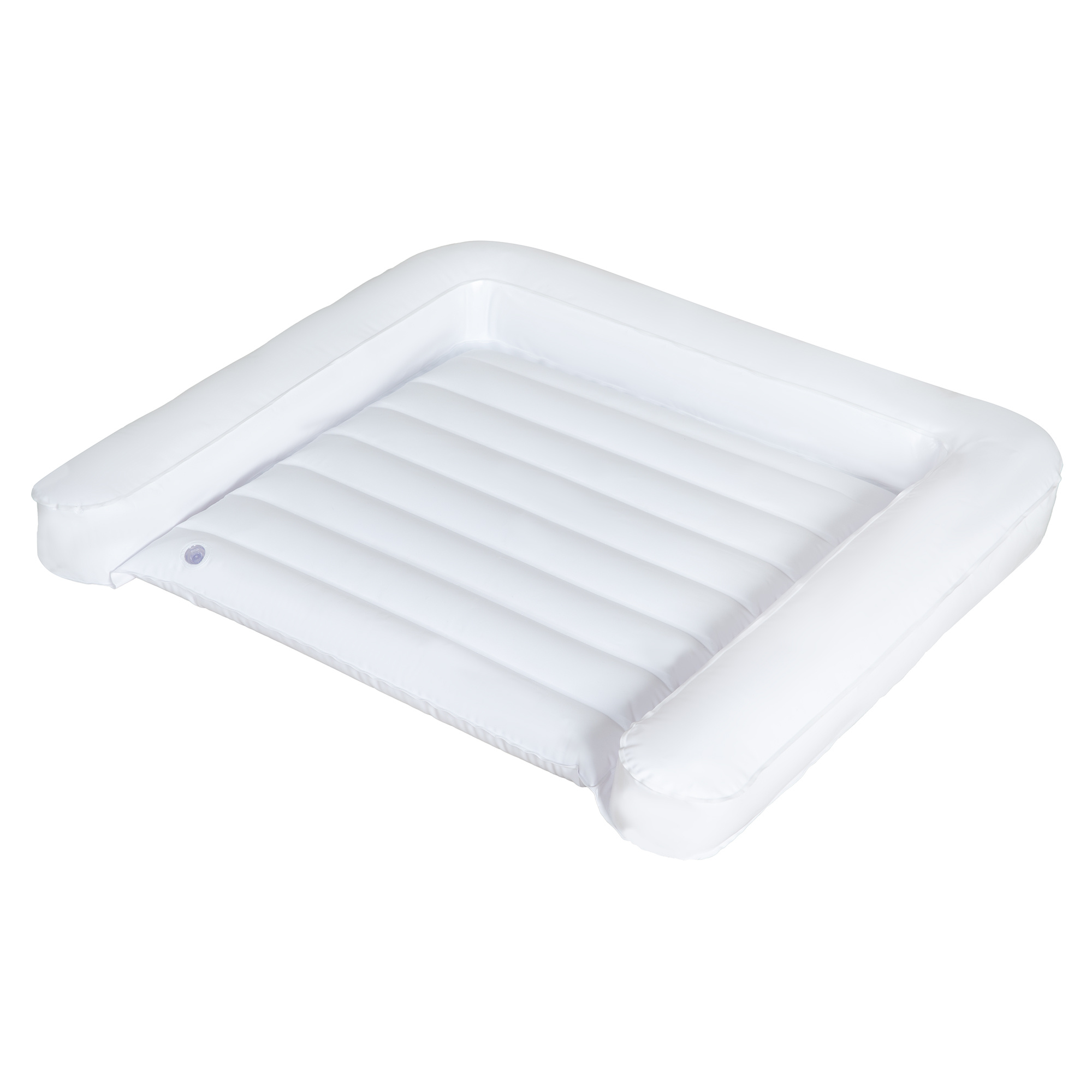 Wick Changing Pad Inflatable 85 X 75 Cm - Space- & Easy To Clean - Waterproof Plastic Changing Pad - Ideal Changing Table Pad For Travel - White