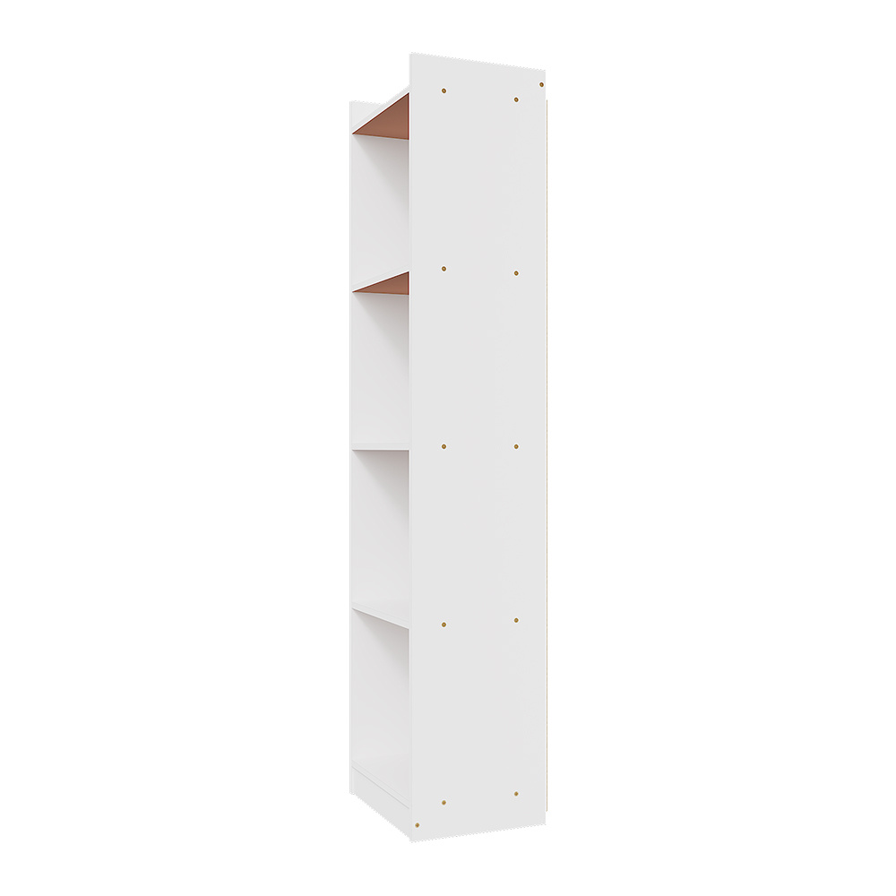Multipurpose 5-Layer Slim Open Shelves Bookcase Organizer