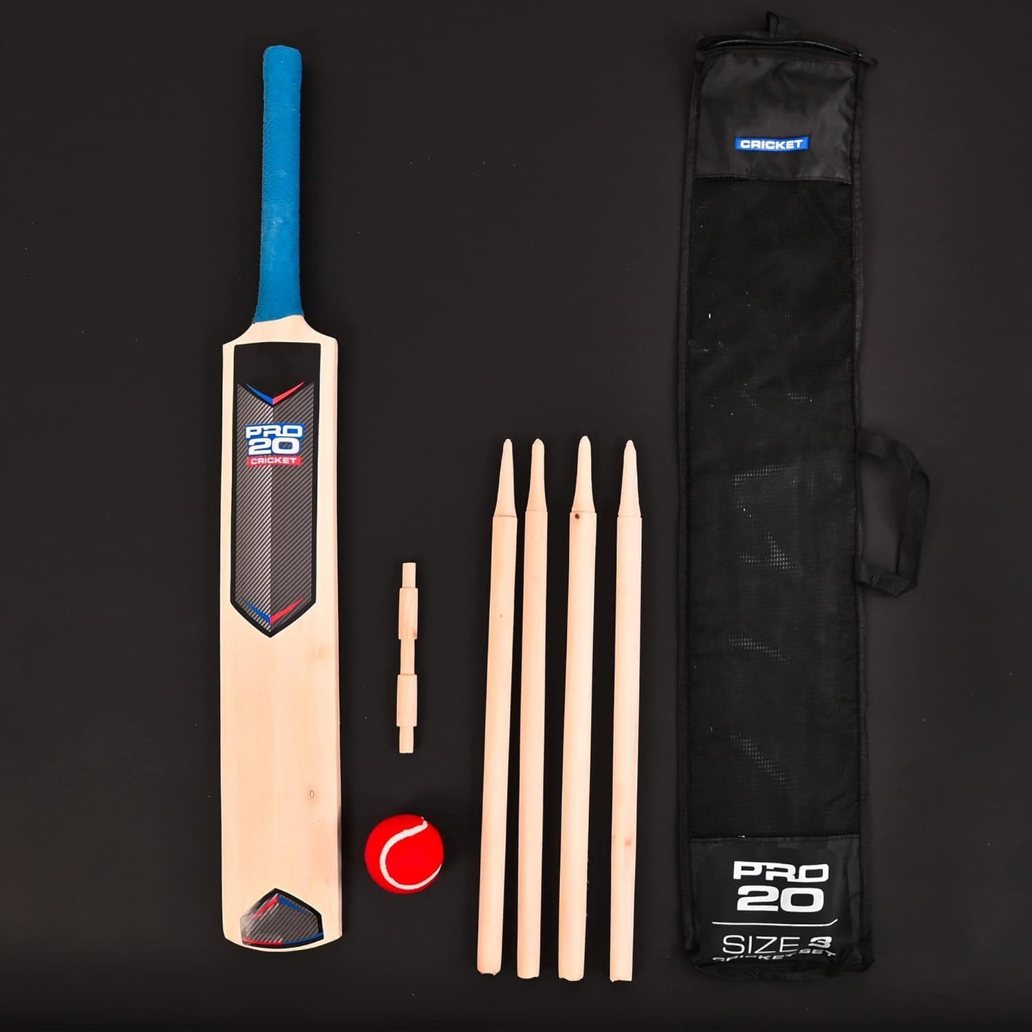 Cricket Set and Rounder Set with Carry Bag