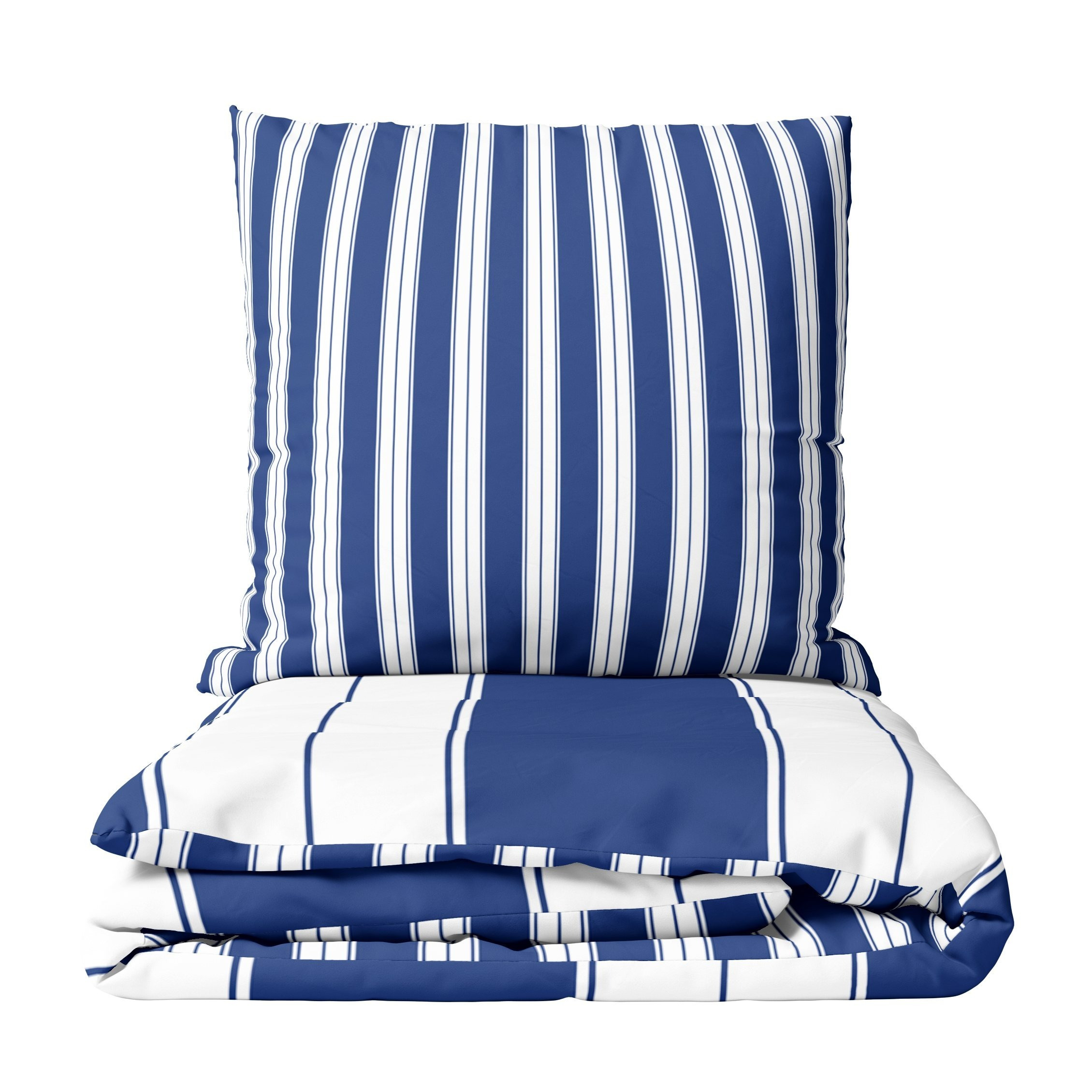 TEMU Stripe Bedding Set In Blue, Brown, Grey, Purple, And White With Zipper Pillowcase, 80x80 Cm