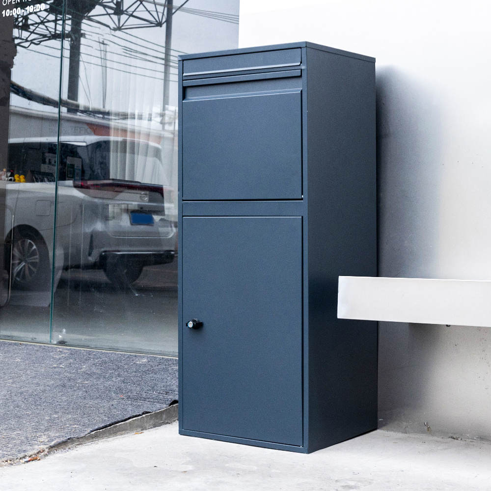 TEMU Modern Lockable Parcel – Stylish Secure Outdoor Delivery Mailbox – Outdoor 3ft Large Parcel Delivery Post Box Package Secure Storage Bin