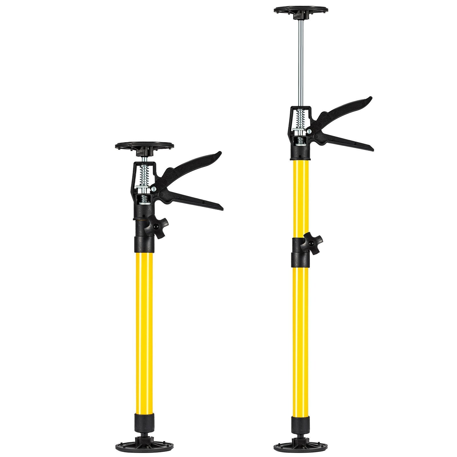 TEMU 2 Pack Versatile Support Rod Heavy-duty Telescopic Cabinet Installation Jack Stand Adjustable Drywall Lifter Tool Set Multi-directional Third