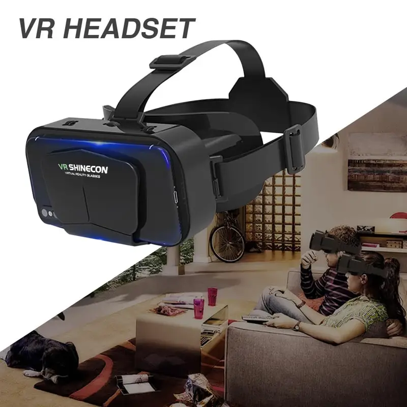 smartphone vr glasses adjustable lens for and movie watching compatible with iphone phones 5 7 inches suitable for men and women as gifts details 0