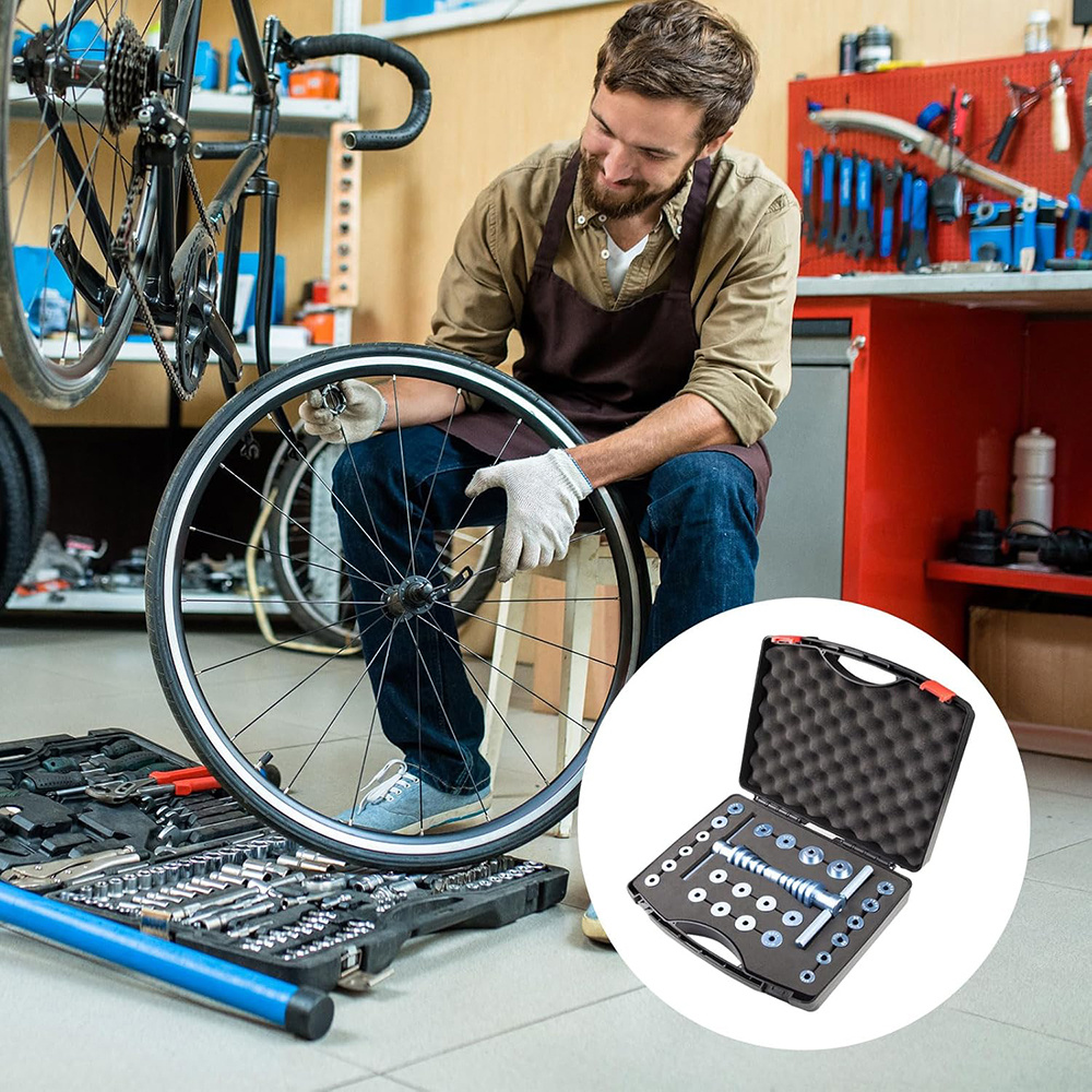 Kit Outil Presse/dépose Pour Boîtier De Pédalier Vélo – Compatible BB86, BB30, PF30, BB92… - 6