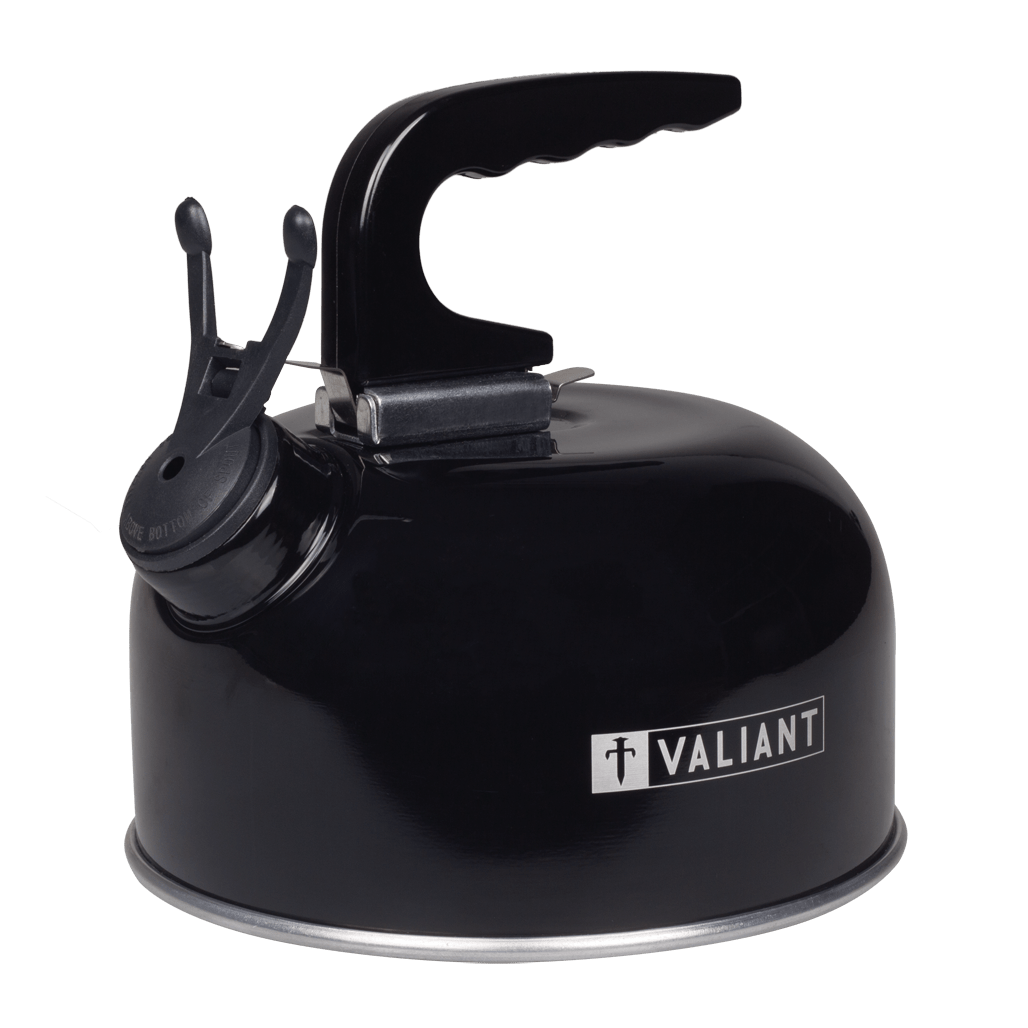 Valiant Portable 1L Camping Kettle (Pink) in Baby Pink