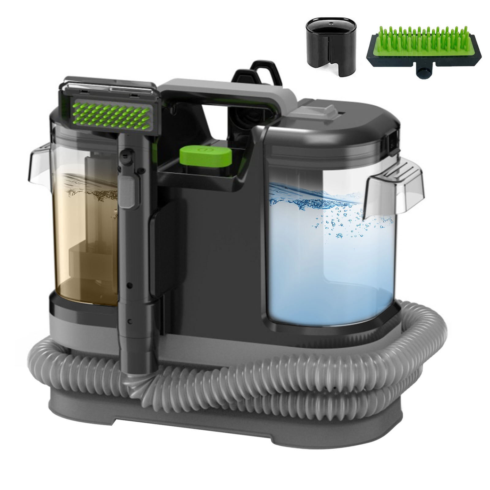   500w 12kpa handheld carpet cleaner for sofa floor mats curtain spray suction integrated machine  