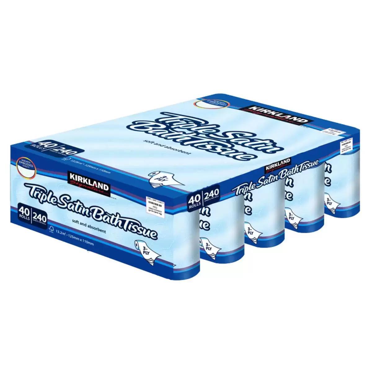 TEMU Signature 3-ply Toilet Tissue, Pack Of 40 Rolls