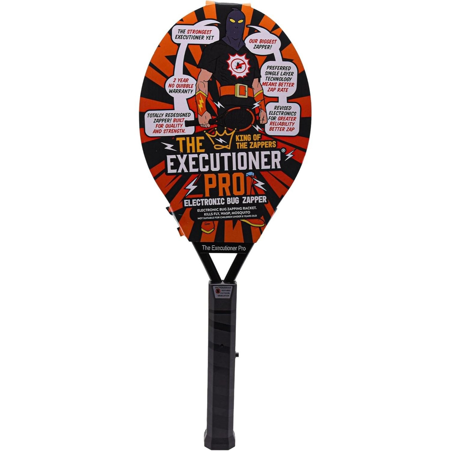 TEMU The Fly Zapper , Wasp, Bug, Insect Killer Swatter, Electric Fly Zapper Racket Single Layer For Efficient Indoor Outdoor