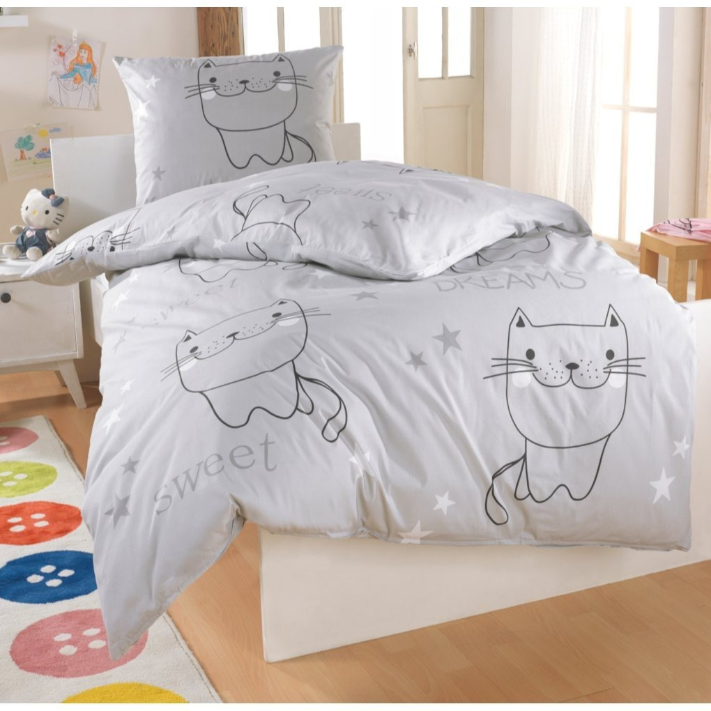 Cotton Bedding Sets 135x200 Or 155x220, Solid Color, Duvet Cover 135x200 Cm, Pillowcase 80x80 Cm, Reinforced, Zippered Bedding