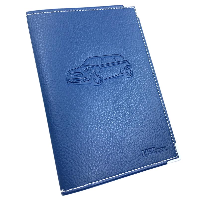 Pochette Carte Grise Ugozen Noir - Fabrication Française, 3 Volets | Protection Documents Camion & Utilitaire