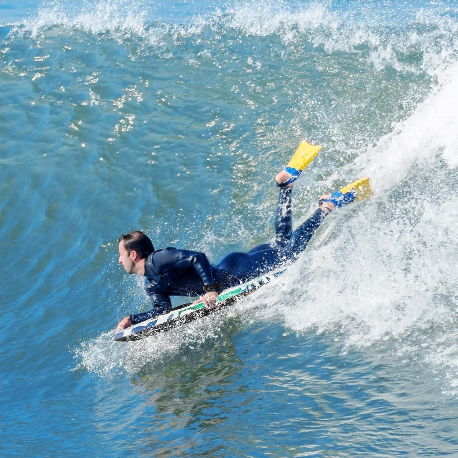Kids' Bodyboard, Surfboard With Eps Core, Xpe Deck, Hdpe Bottom & Wrist Strap, Surfboard, Body Board
