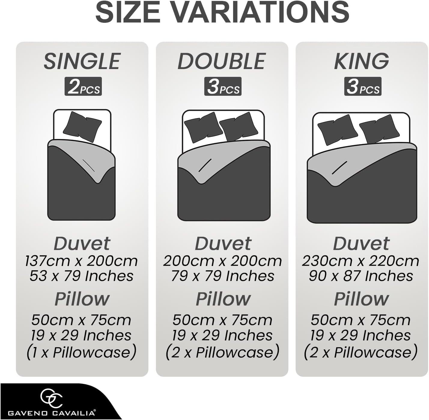 Neatly folded polycotton bedding showing soft texture