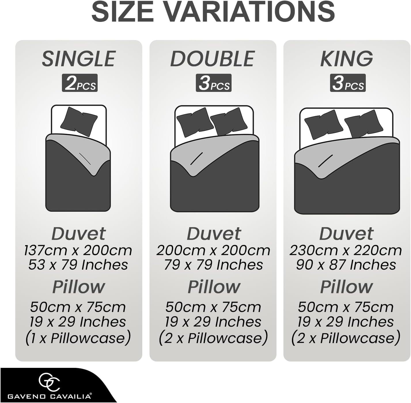 Neatly folded floral duvet cover set