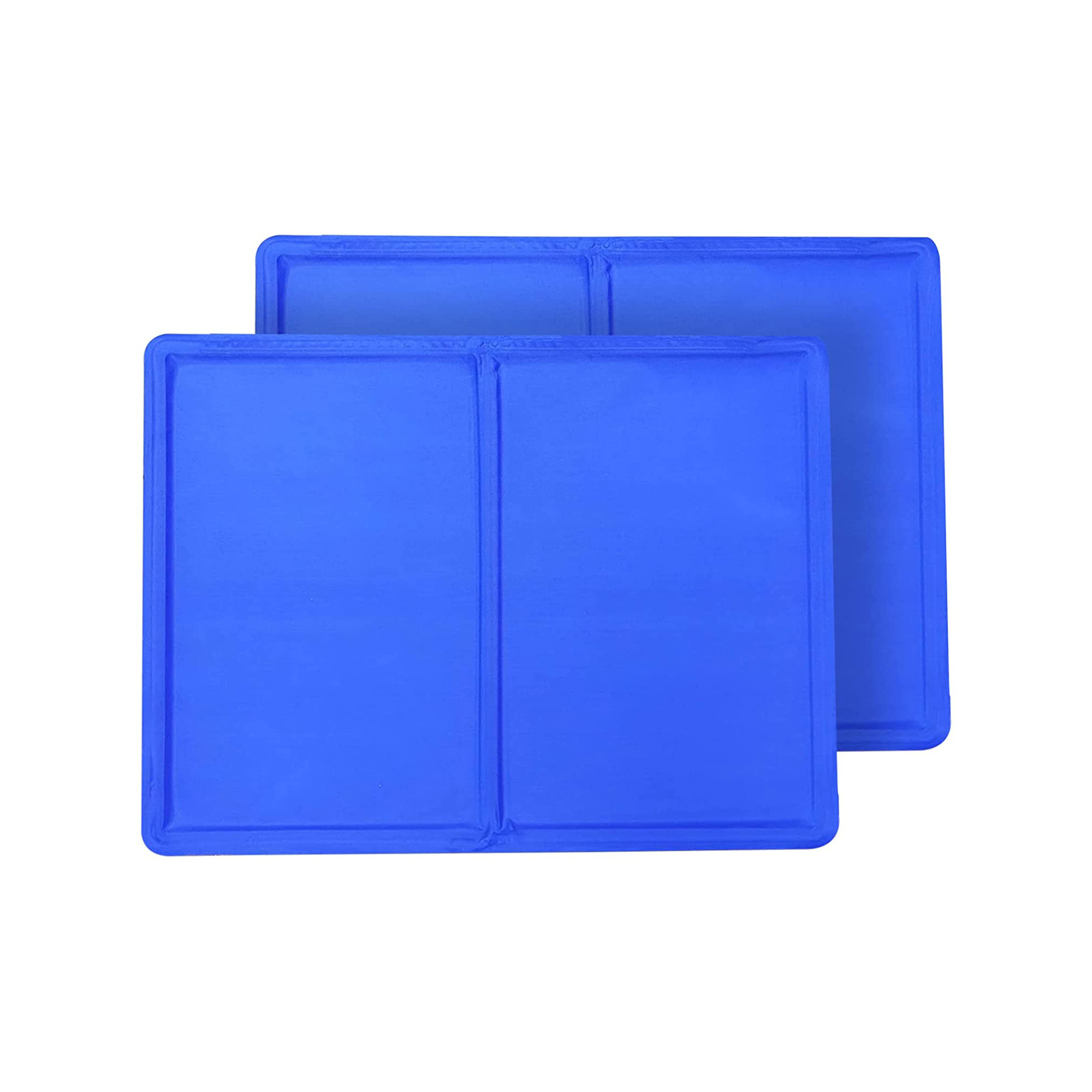 TEMU 2 Pack Cooling Gel Pillow Pad For Neck - Water-infused Cooling Gel Pack, High Quality & Hand Wash Only, Contemporary Blue Home Bedding Accessory