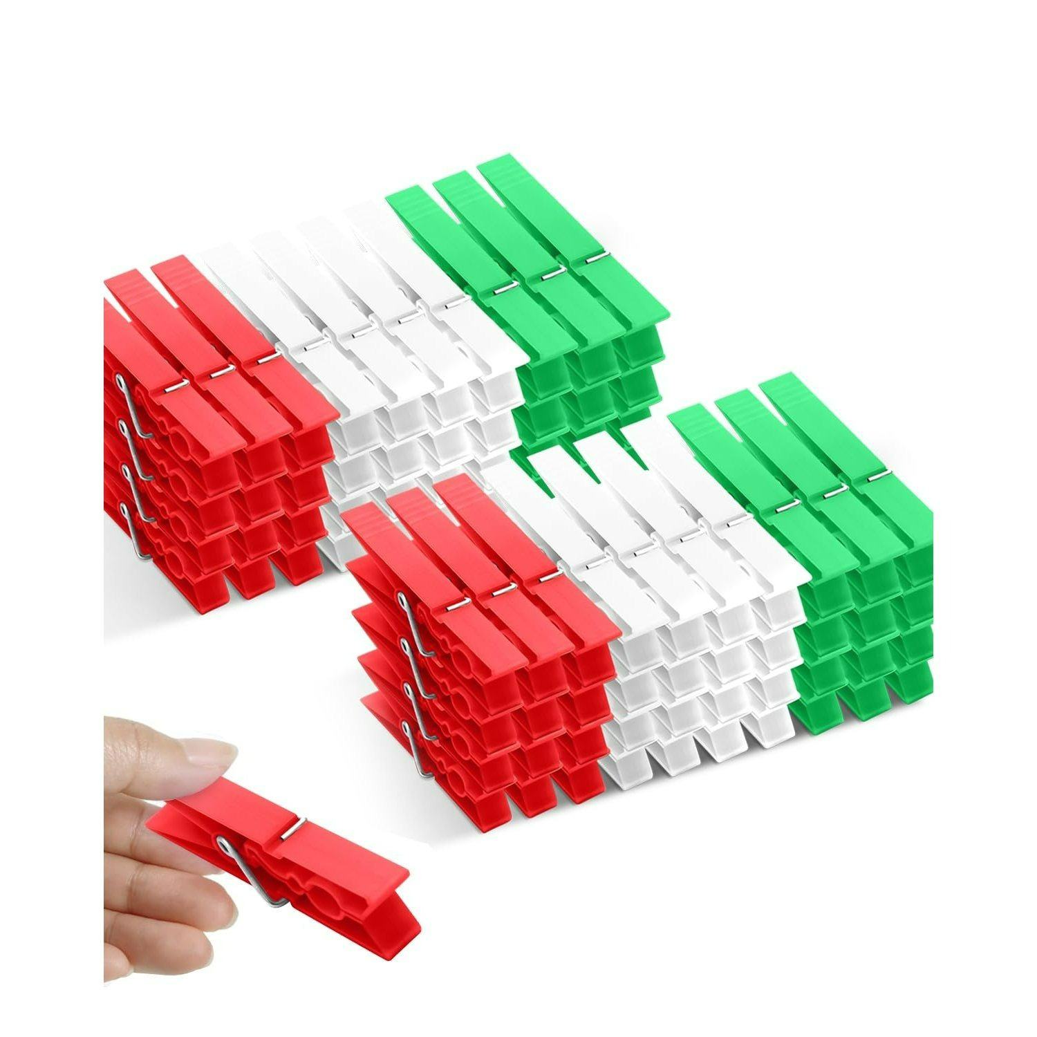 TEMU HW CASA 40/60/80 MOLLETTE BUCATO ANTISCIVOLO PRESA FORTE - PER CALZE/ ASCIUGAMANI/VESTITI-PLASTICA DUREVOLE