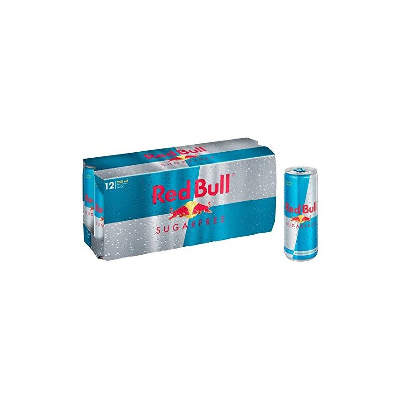 Red Bull Sugarfree Caffeinated Refreshing Beverage 250ml 12-pack