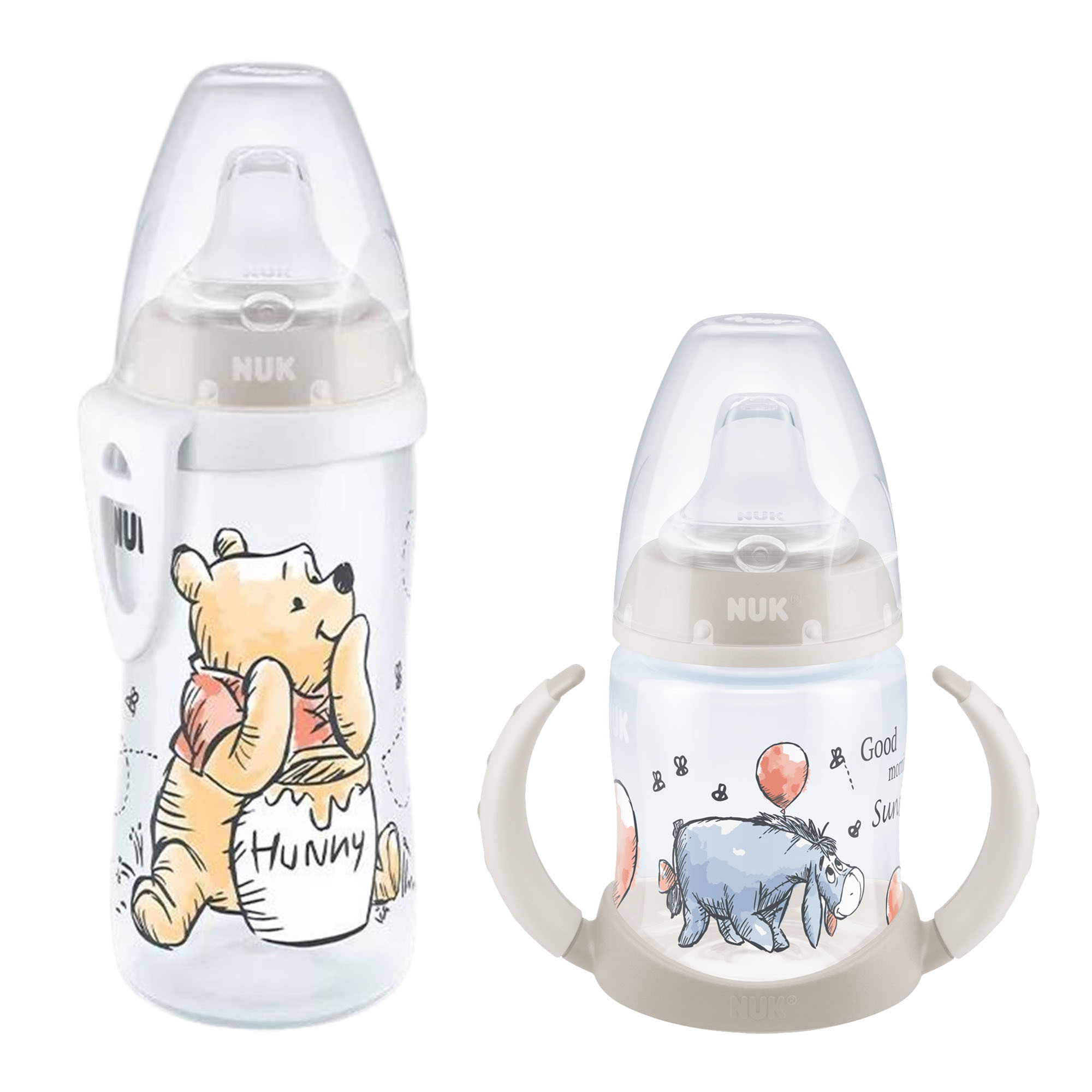 Nuk 300 Ml And Drinking Bottle 150ml With Temperature Control