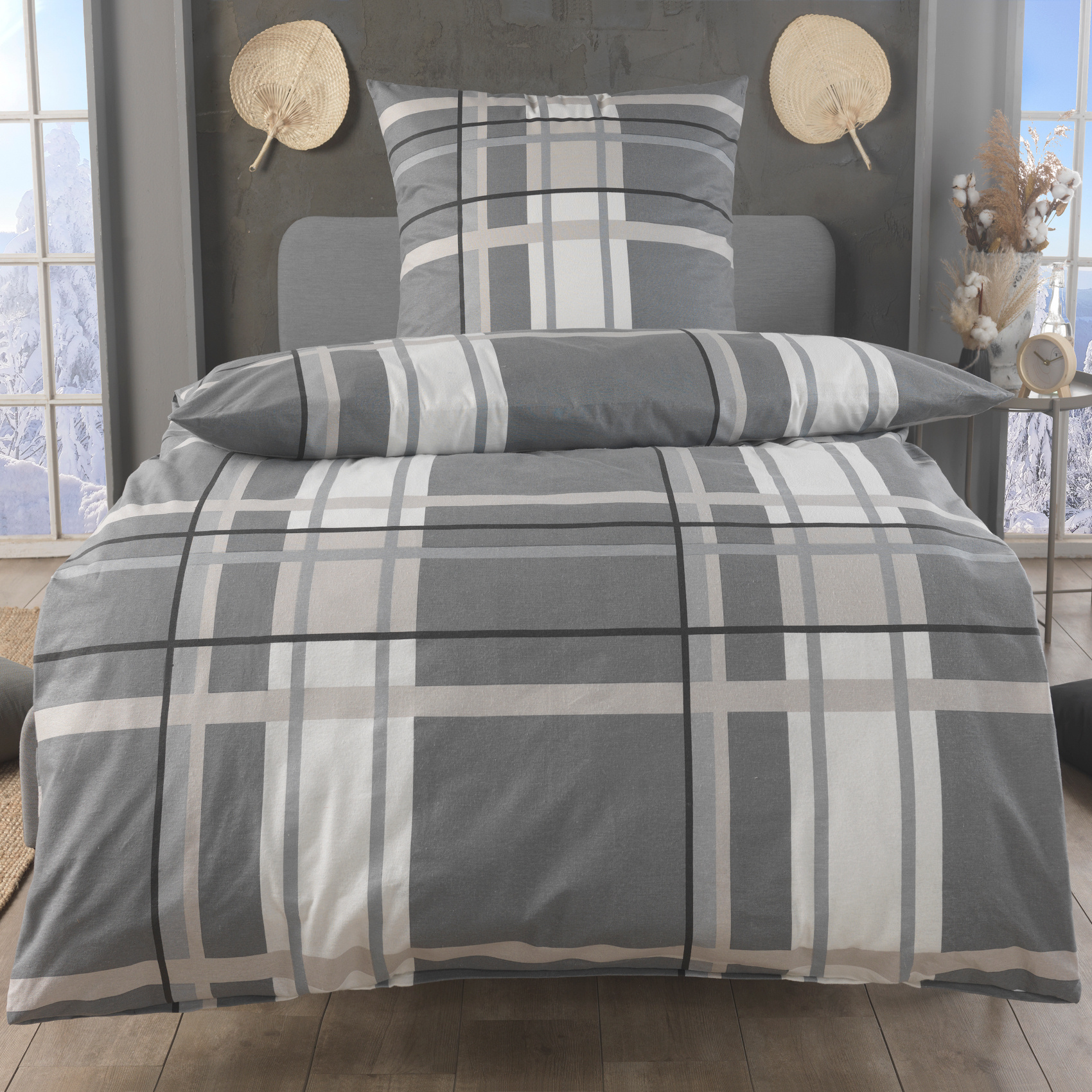Fine Mink Bedding Set 135x200, Pillowcase 80x80, Extra Plush Soft Cotton Duvet Cover 155x220, Cozy Winter Quilt, Kids Flannel Bedding Set
