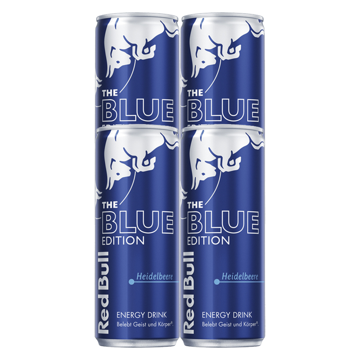 Red Bull Blue Edition Caffeinated Refreshing Beverage 250ml 4-pack
