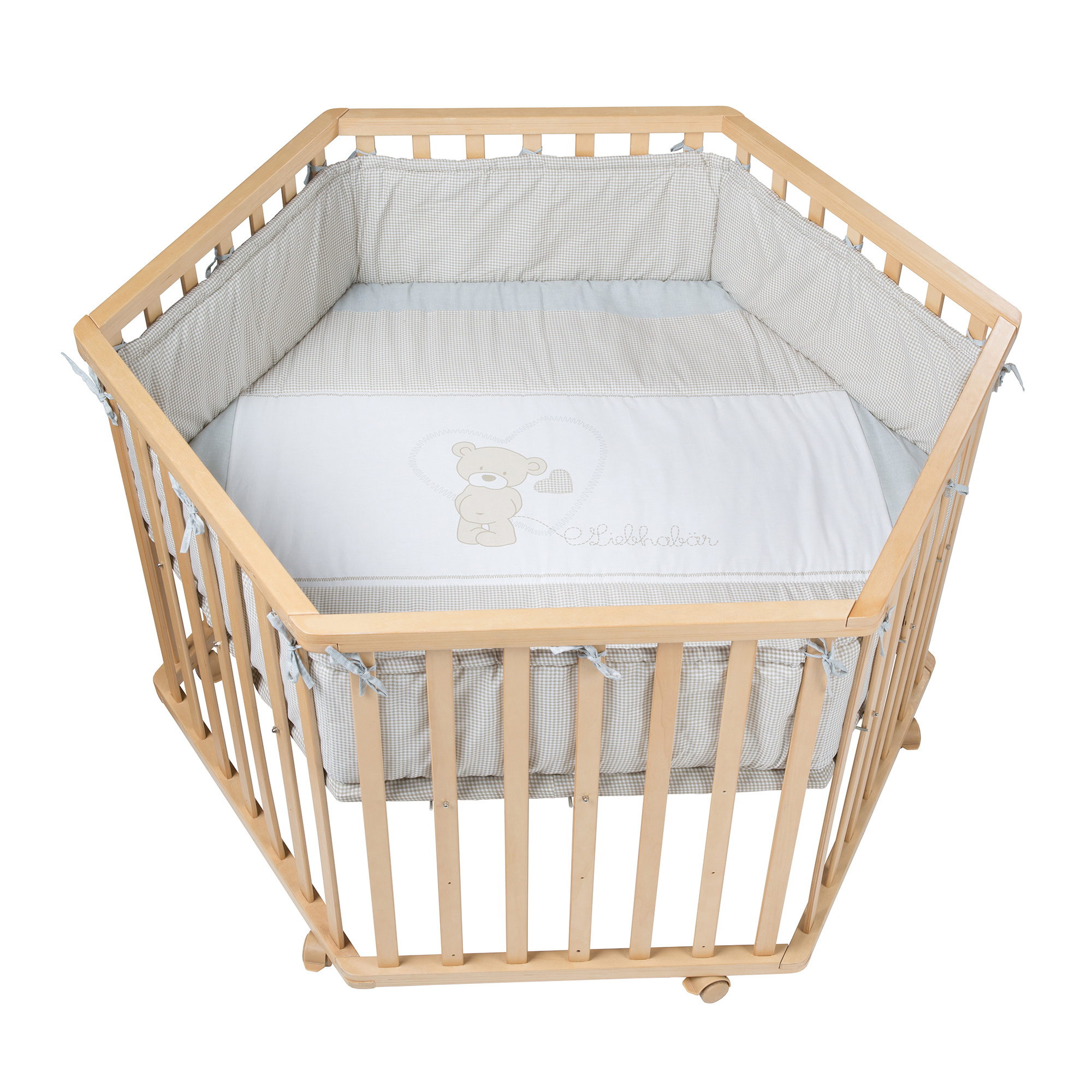 Liebhabär Running Grid 6-sided - Including Protective Insert And Rollers - Natural