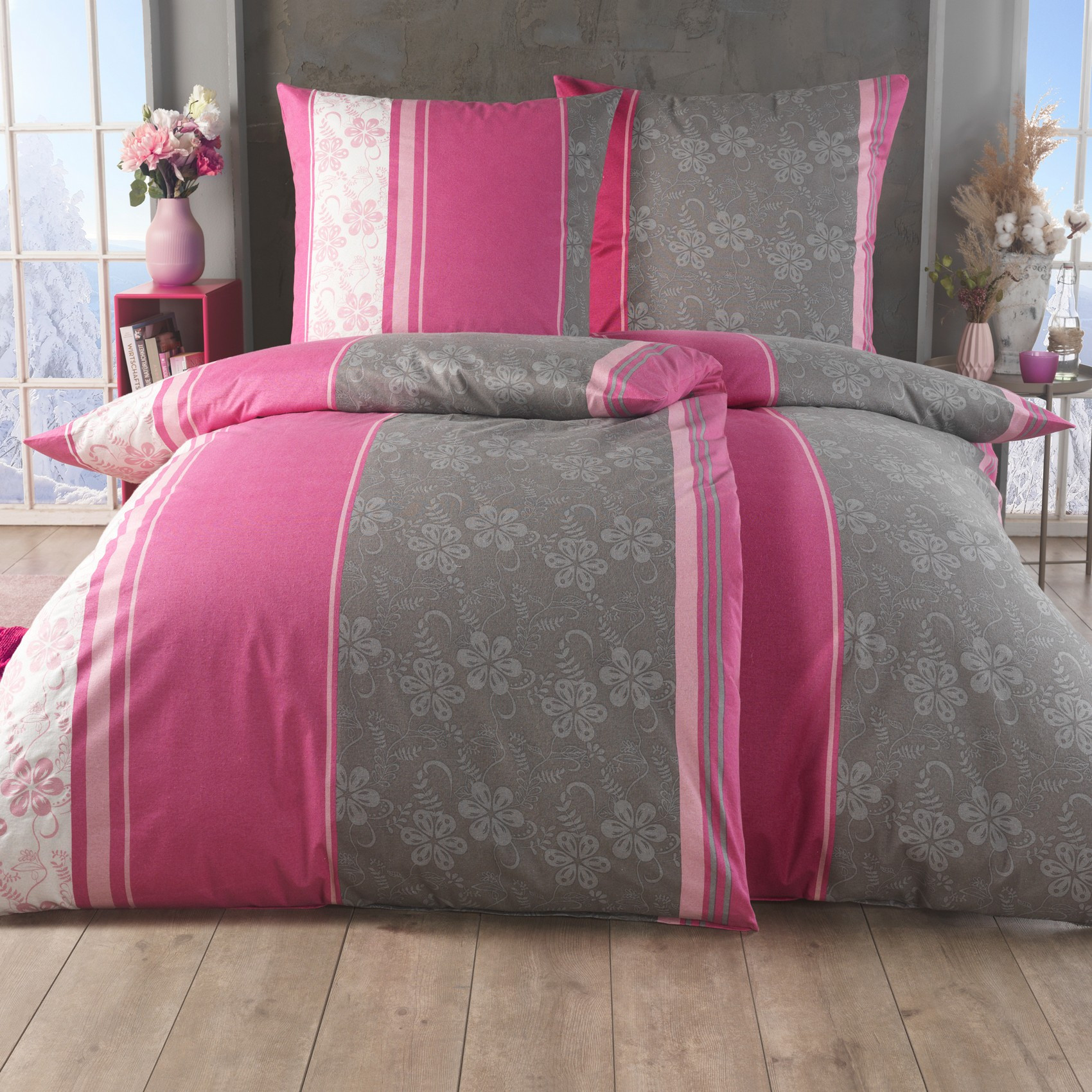 Image of Fine Beaver Bed Linen 135x200 Pillowcase 80x80 Beaver, Extra Fluffy Softbedspread 155x220, Fluffy Winter Duvet, Cozy Kids Flannel Bed Linen