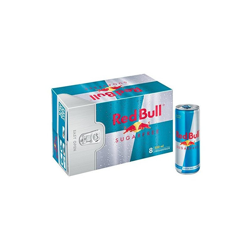 Image of Red Bull Sugarfree Caffeinated Refreshing Beverage 250ml 8-pack