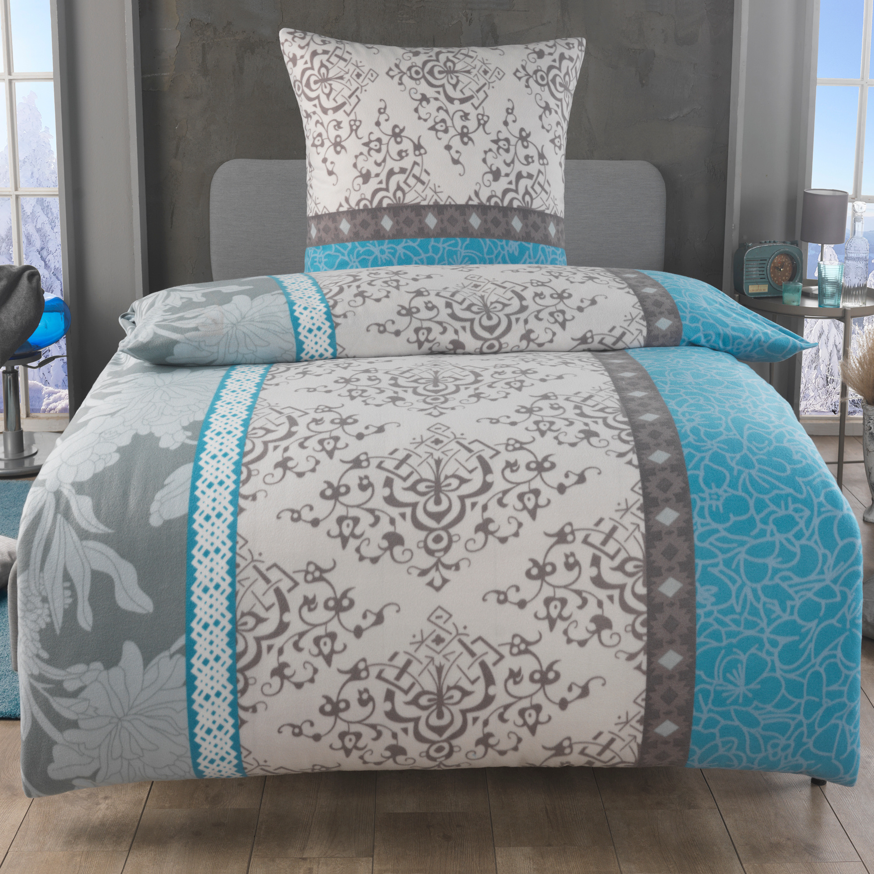 Fleece Bedding Set 135×200 + 80×80 – Ultra , Thermal Winter Duvet Cover & Pillowcase With Zipper, 60°c Washable, Hypoallergenic – Complete Set
