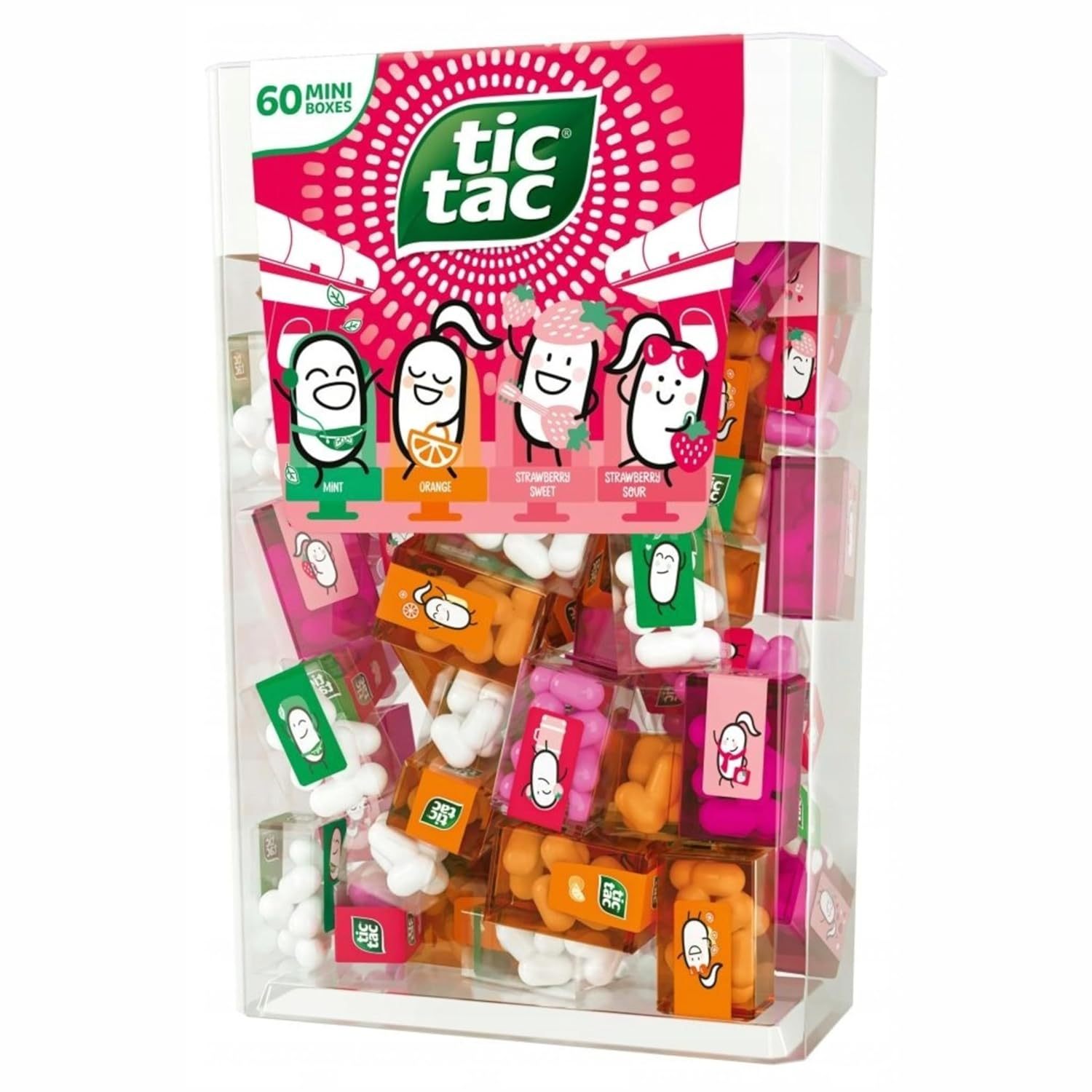 tic tac jagoda izdanje, 60 komada mini mješavina, ukupno 228  