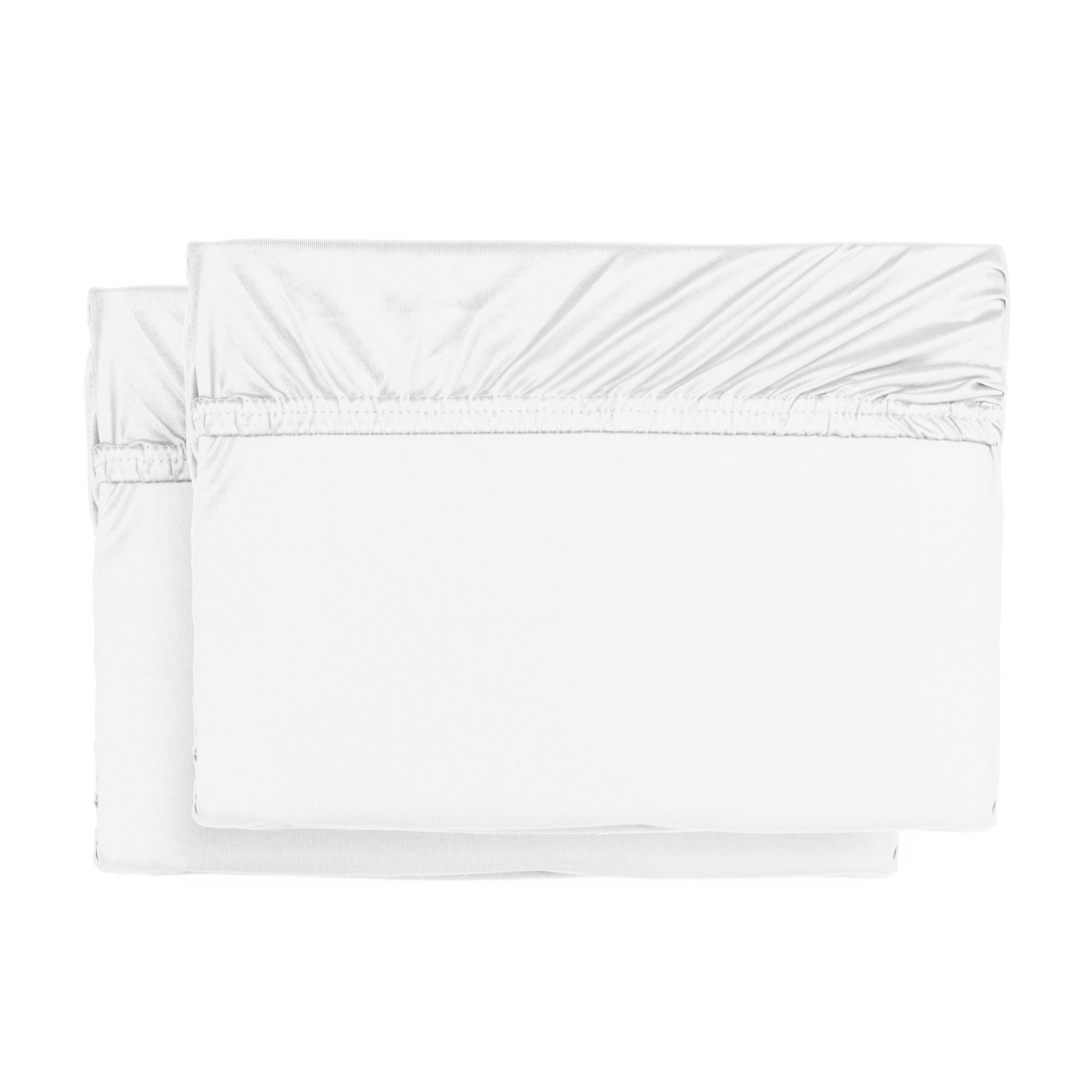2-pack Microfiber Fitted Sheets 60x120 Cm - 70x140 Cm - Fitted Sheet For Children's Beds And Cribs - Perfect For Summer - Suitable For Allergy Sufferers