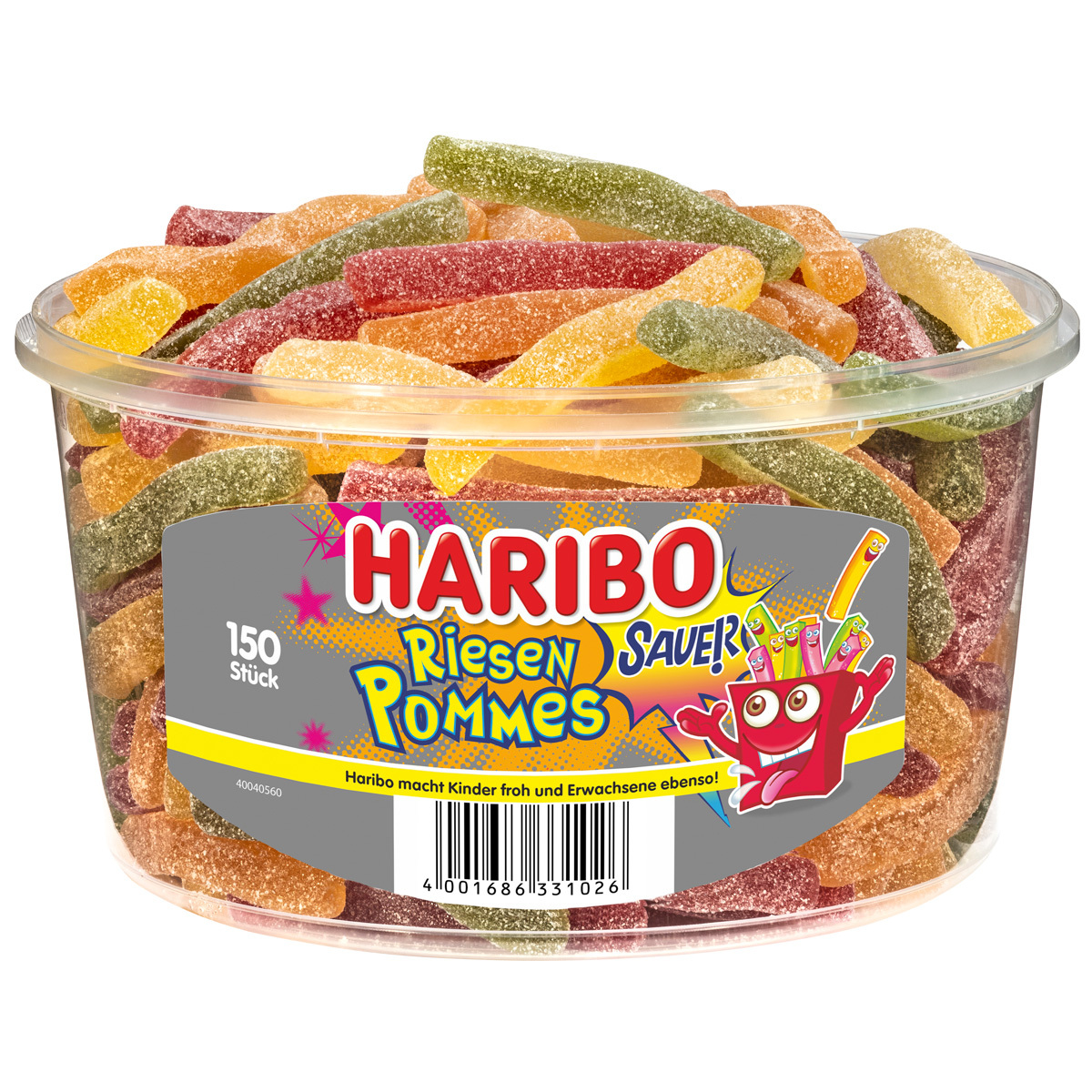Haribo Gmbh & Co. Kg Haribo Giant Sour And Fruity Fruit Gummies, 1200g