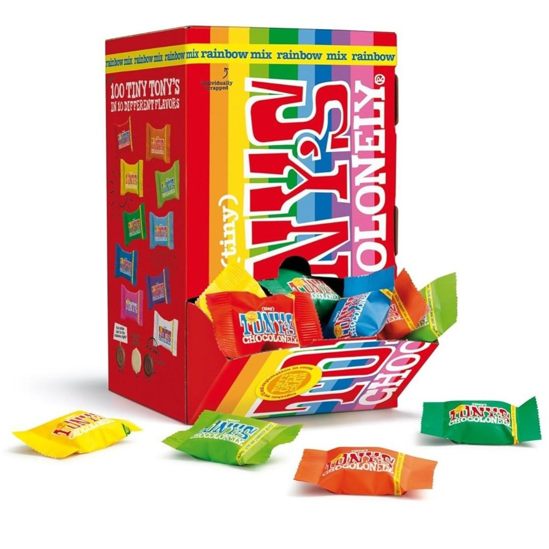 Tony's Chocolonely - Tiny Tony's Mix - 900 Grams - Mini Chocolate - Belgium Fairtrade Chocolate