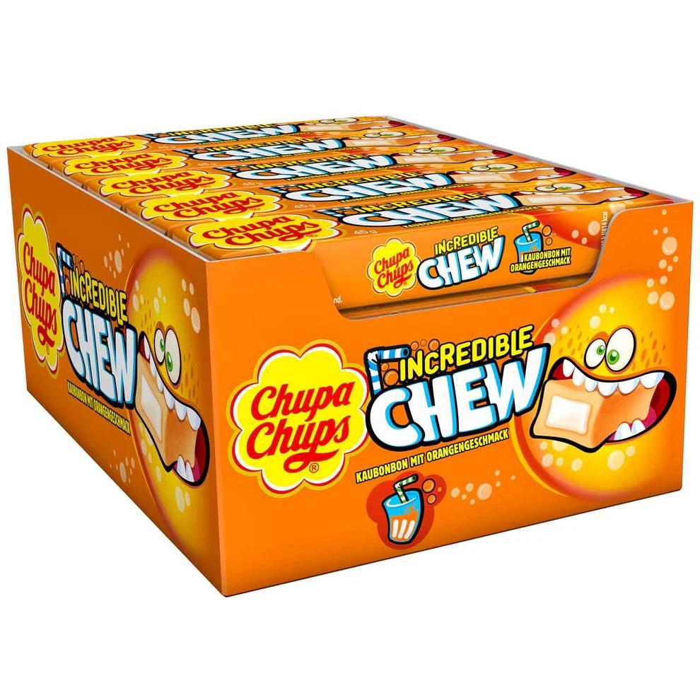 Incredible Chew Orange Chupa Chups 20 X 45 G