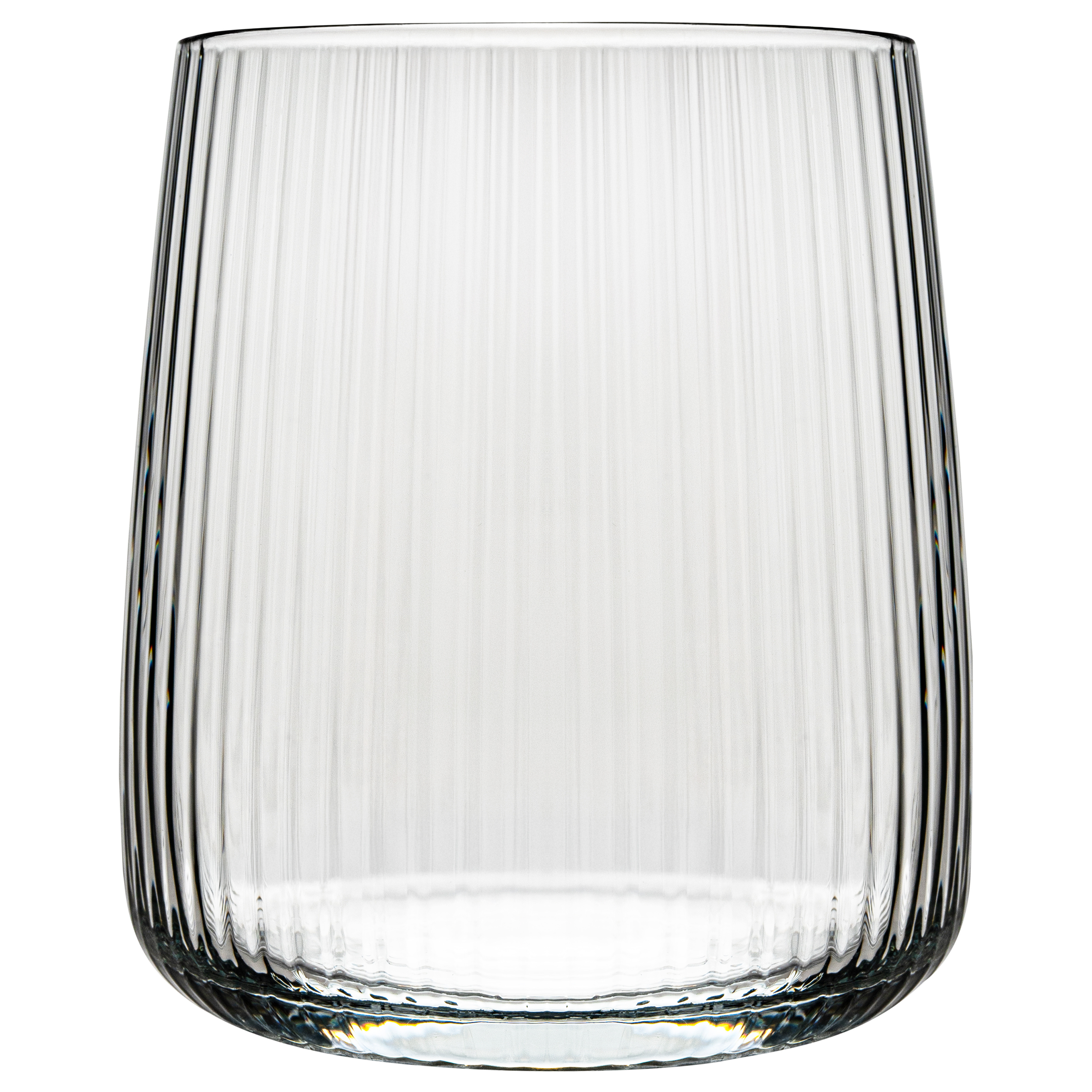 Ribbed Glass Set Of 6 – Premium Drinking Glasses 320 Ml, Versatile Water Glasses For Juice, Cocktails & More, Dishwasher Safe, Durable & Stylish For Everyday Use And Special Occasions