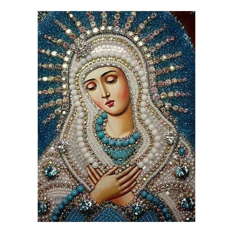 TEMU 5d Diamond Painting - Mary's Diamond Embroidery, Mosaic Set For Children 5d Diamond Painting - Mary, Creative Set For Children