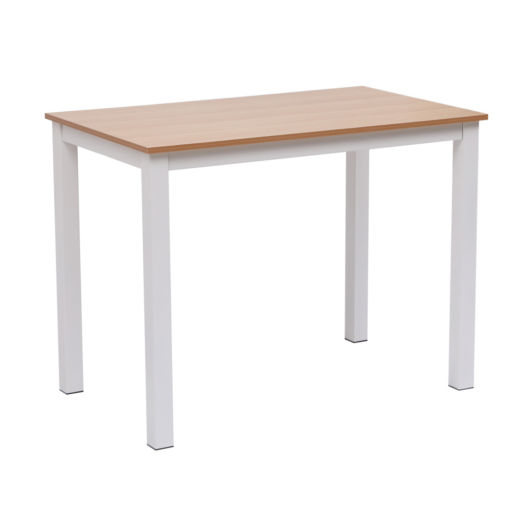 Computer Desk, Writing Desk, Office Desk With Wooden Optics And Stable Metal Legs, Desk, Pc Desk, Dining Table, Study Table With Large Table Top