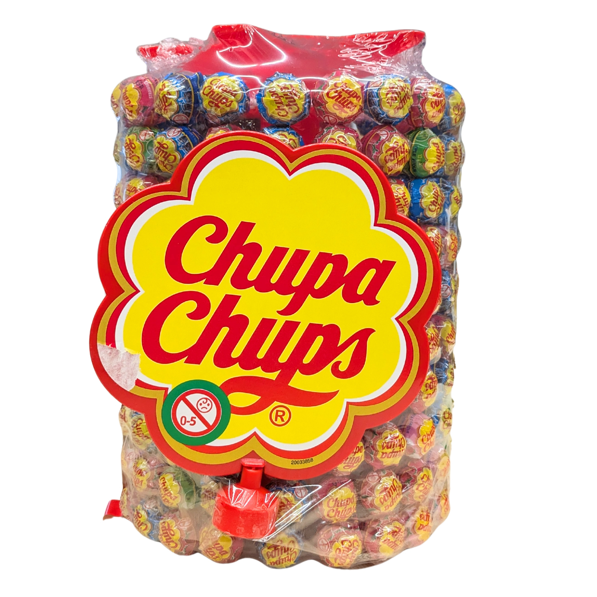 Image of Chupa Chups Lollipop Wheel, Lollipop Stand With 200 Lollipops In 5 Delicious Flavors, For Kids, Office, Kiosk, Birthday Party, 200 X 12g Lollipops
