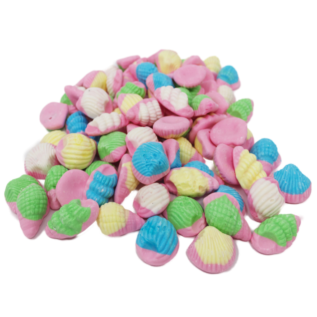 Image of Fruit Gum Foam Candy - Colorful Sweet Shells And Seafood, 300g