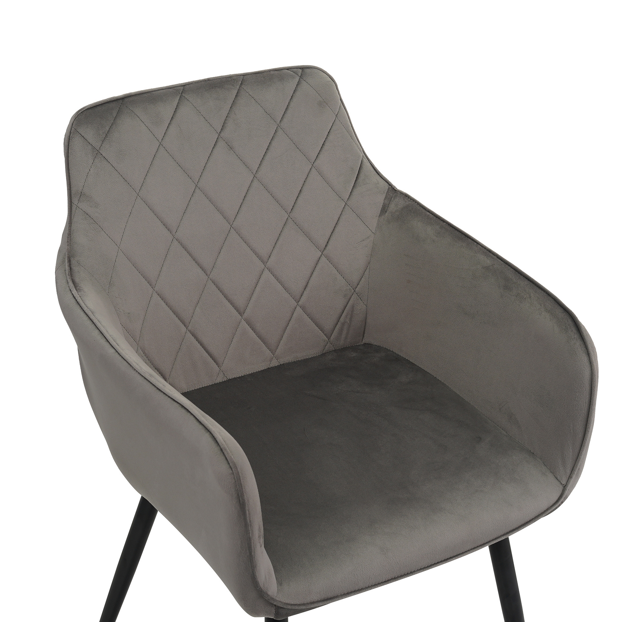 Dining Room Chairs 1st Set Salo, Gray - Modern And Stylish, Comfortable Upholstered Chair - Elegant Kitchen Chair, Chair Dining Room Or Dining Table Chair Look