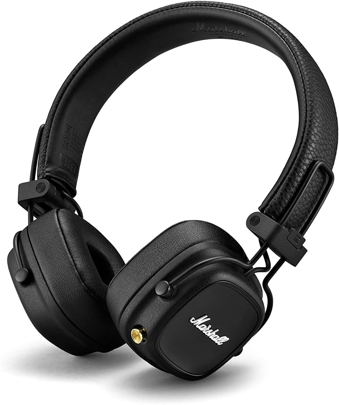 Marshall Major IV On Ear BlueTooth Headphones, Wireless Earphones, Foldable, 80+ Hours Wireless playtime- Black
